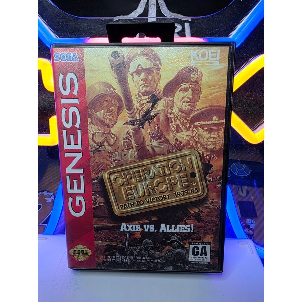 Operation Europe Path to Victory 1939-45 for Sega Genesis Complete!